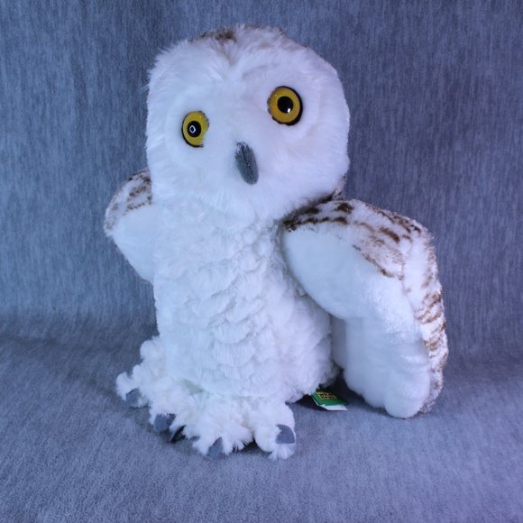 Wild Republic Toys Wild Republic Snowy Owl Plush White Brown